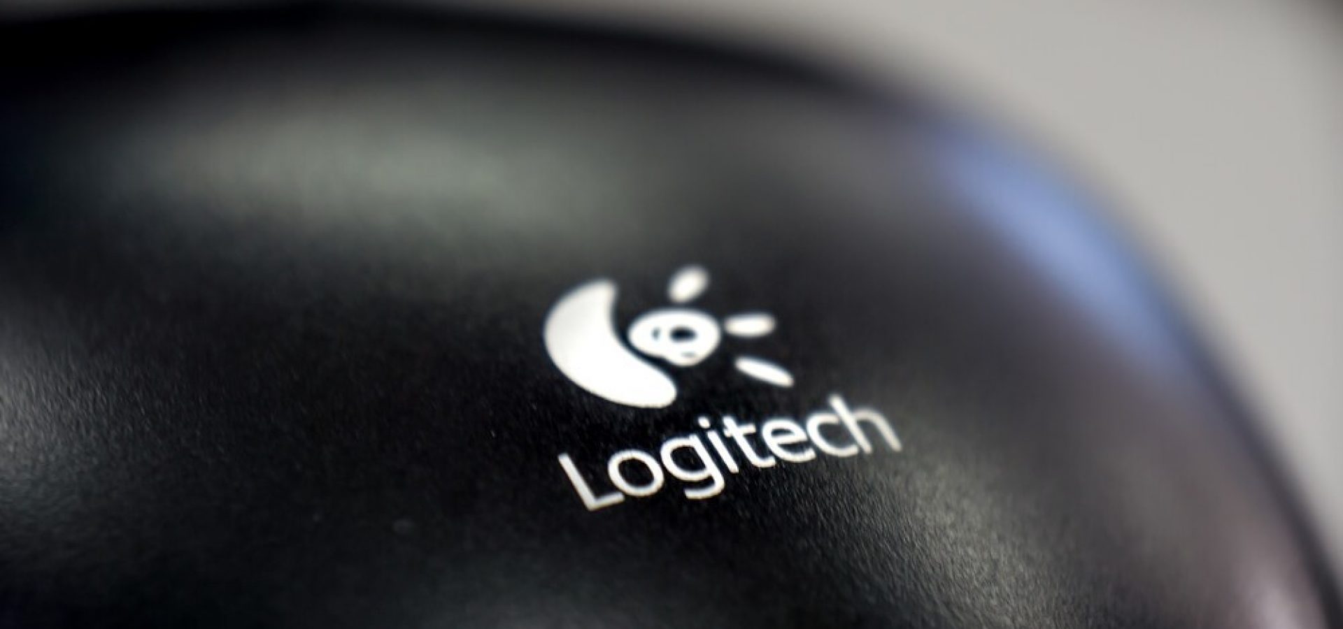 Logitech brand on a mouse