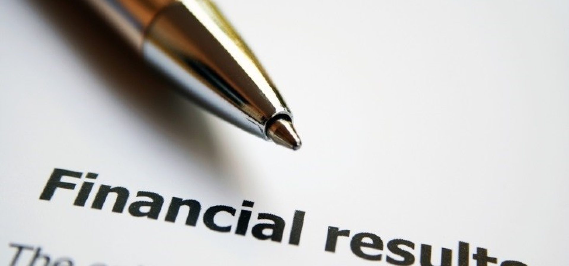 finance; financial results written on paper - wibestbroker