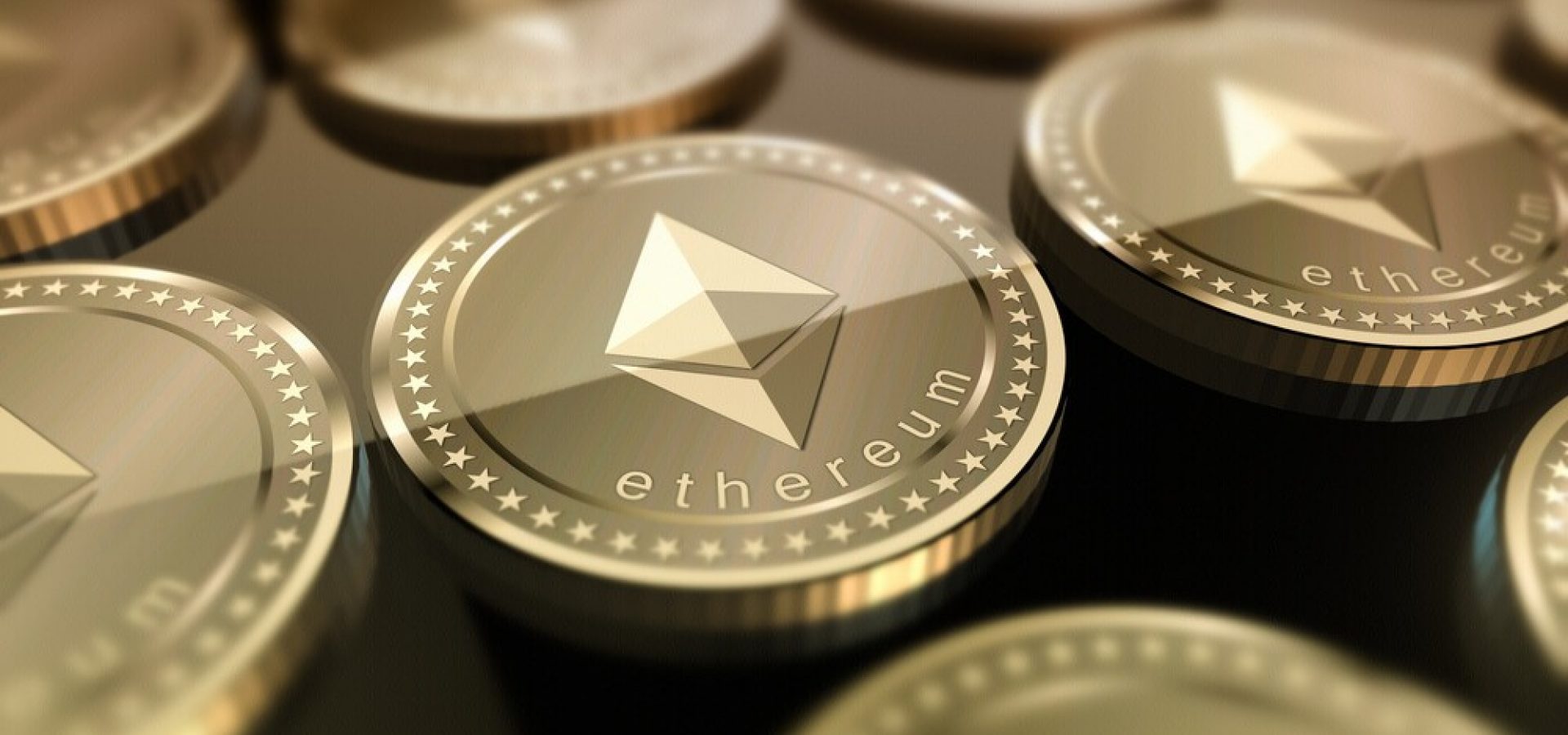 Ethereum coins concept art